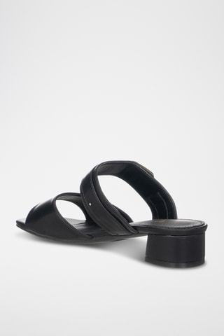 Sandalias de tacón - Negro