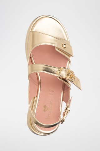 Sandalias de cuña - Dorado