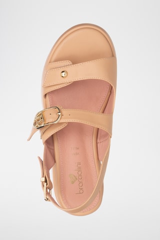 Sandalias de cuña - Camel