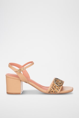 Sandalias de tacón - Dorado