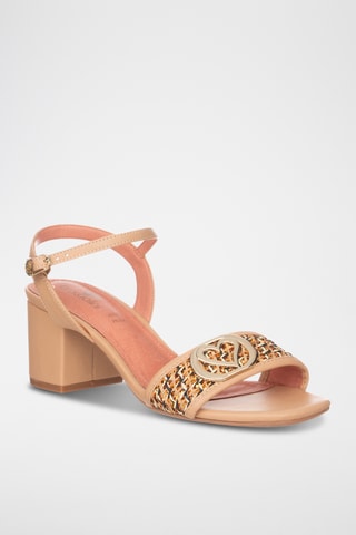 Sandalias de tacón - Dorado