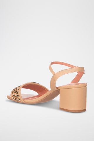 Sandalias de tacón - Dorado