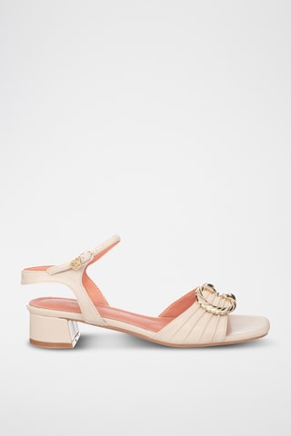 Sandalias de tacón - Beige
