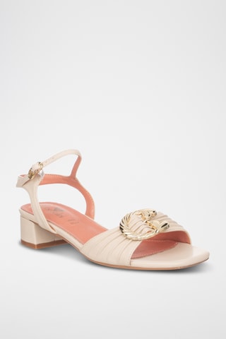 Sandalias de tacón - Beige