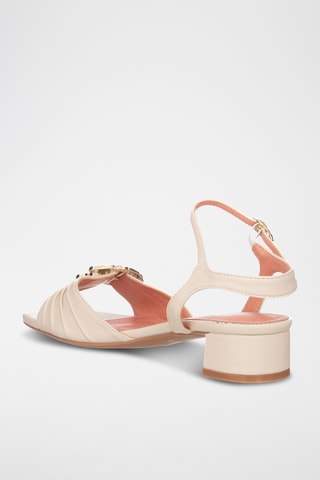 Sandalias de tacón - Beige