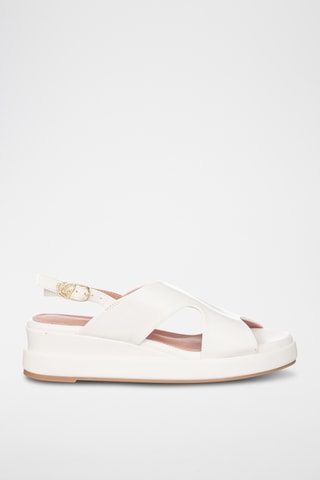 Sandalias de cuña - Blanco