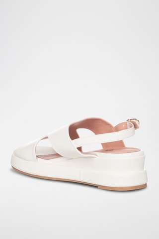 Sandalias de cuña - Blanco
