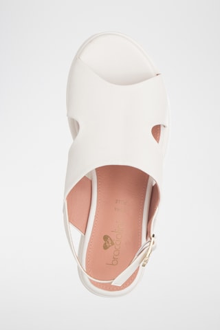 Sandalias de cuña - Blanco