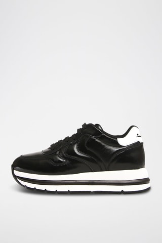 Platform Nubuck Sneakers Maran - Zwart en wit