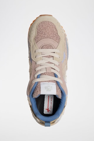 Zapatillas con plataforma Anny - Beige y rosa
