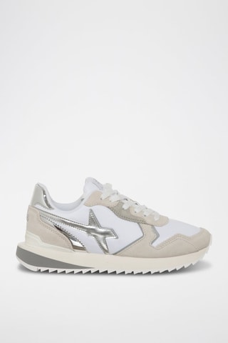 Zapatillas - Blanco y plateado