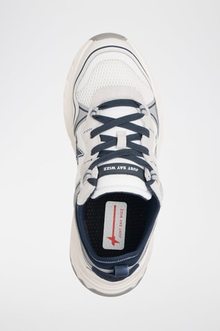Zapatillas - Blanco, azul y gris