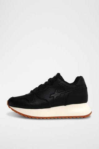 Platform Sneakers - Zwart