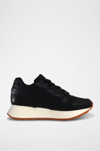 Platform Sneakers - Zwart