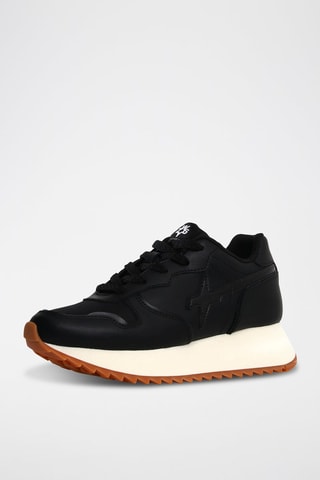 Platform Sneakers - Zwart