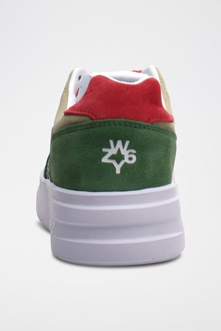 Nubuck Sneakers Xenia - Wit en beige