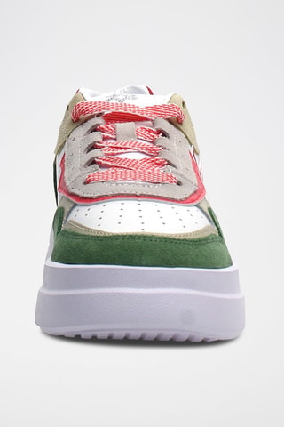 Nubuck Sneakers Xenia - Wit en beige