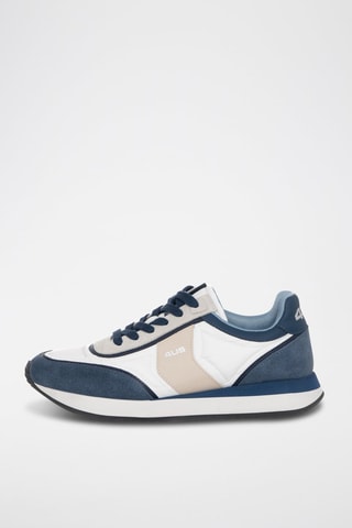 Zapatillas - Beige y azul