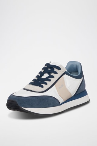 Zapatillas - Beige y azul