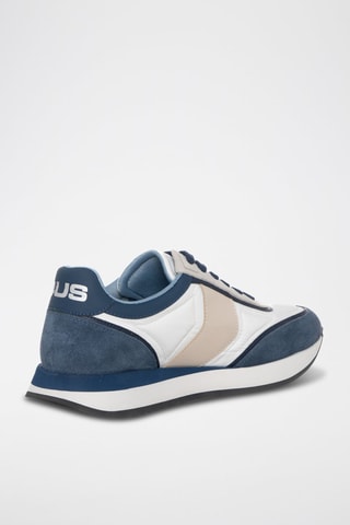 Zapatillas - Beige y azul