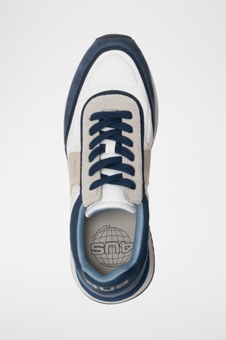 Zapatillas - Beige y azul