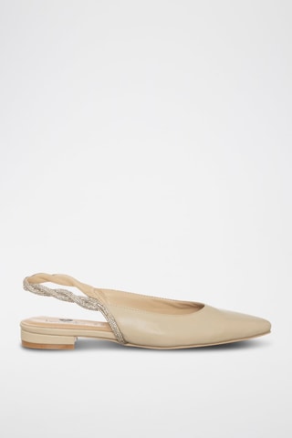 Bailarinas - Beige y plateado