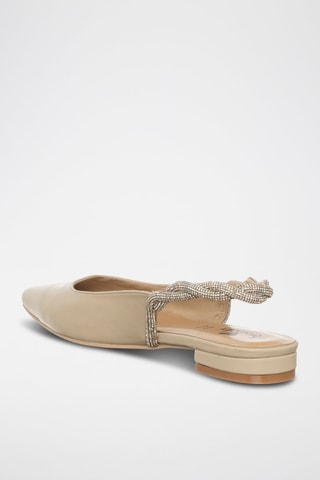 Bailarinas - Beige y plateado