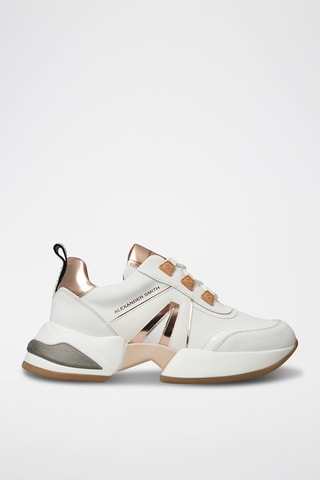 Zapatillas de piel - Blanco