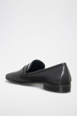 Mocasines - Negro y plateado