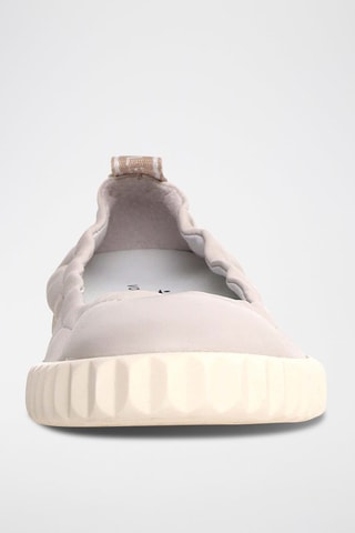 Slippers de piel - Blanco