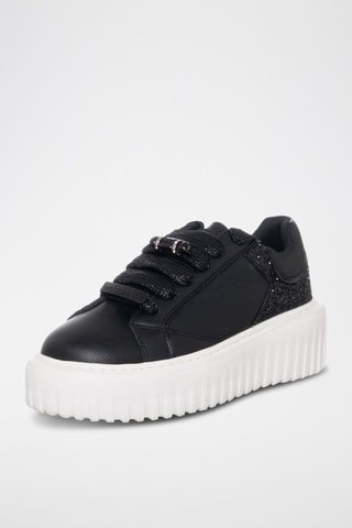 Zapatillas con plataforma - Negro