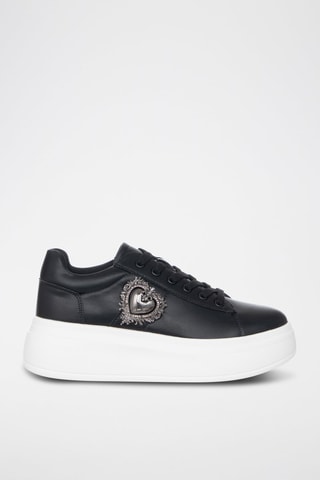 Zapatillas con plataforma - Negro