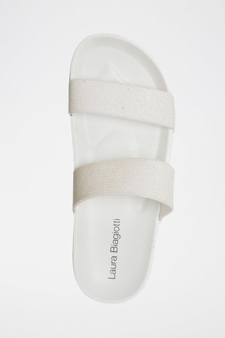 Sandalias con plataforma - Laura Biagiotti - Blanco