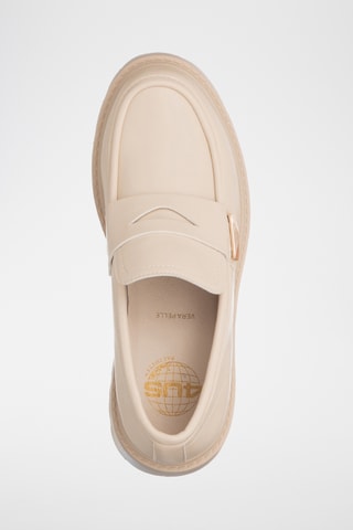 Mocasines con plataforma - Beige