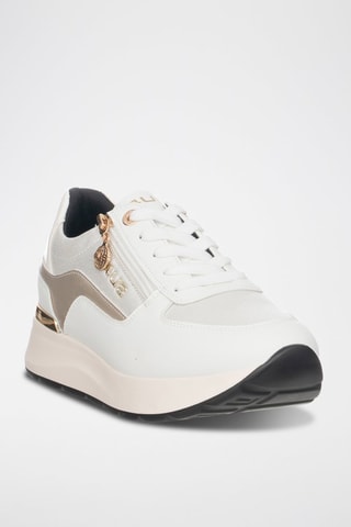 Zapatillas con plataforma - Blanco