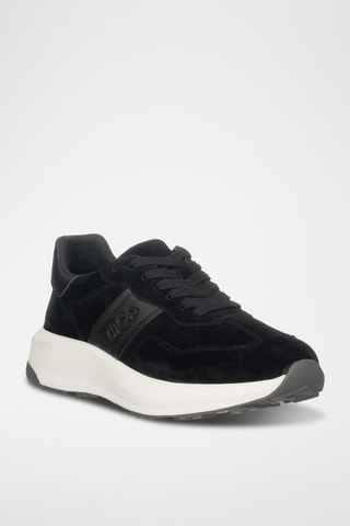 Zapatillas de piel - Negro