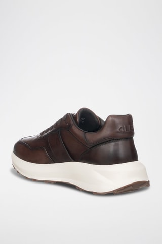 Zapatillas de piel - Negro