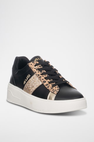 Zapatillas con plataforma - Negro