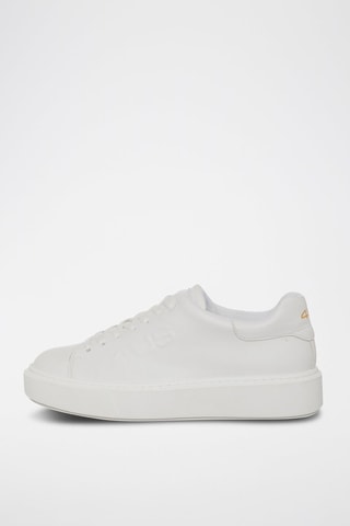 Zapatillas de piel - Blanco