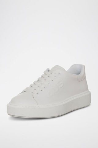 Zapatillas de piel - Blanco