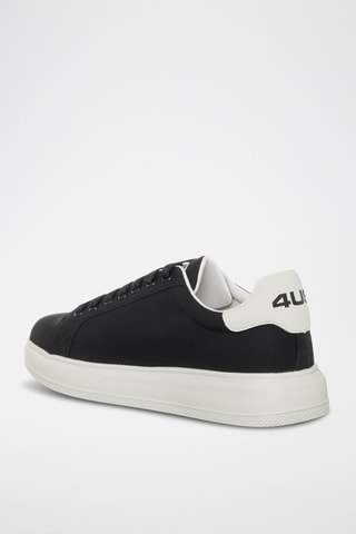 Zapatillas con plataforma - Negro y blanco