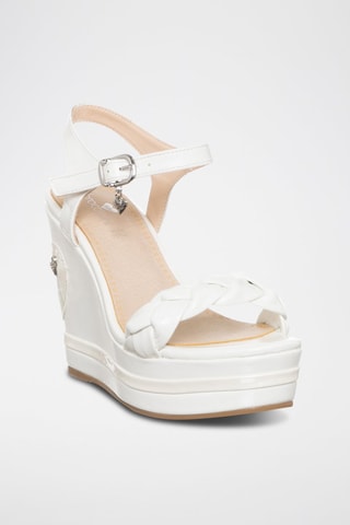 Sandalias de cuña - Blanco