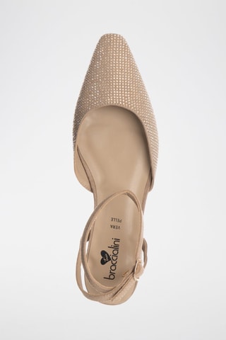 Sandalias - Beige y plateado
