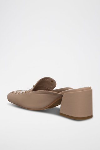 Sandalias de tacón - Beige
