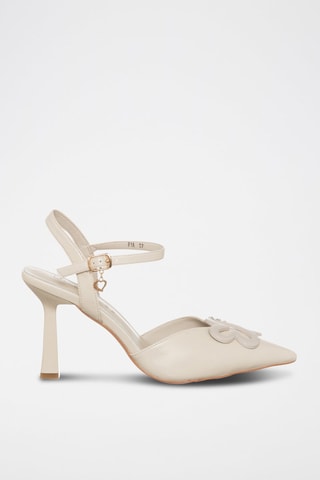 Sandalias de tacón - Beige
