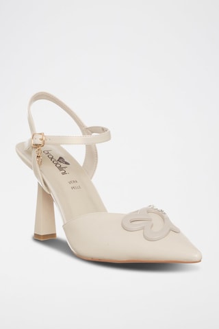Sandalias de tacón - Beige