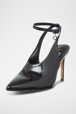 Zapatos de tacón con brillo - Negro