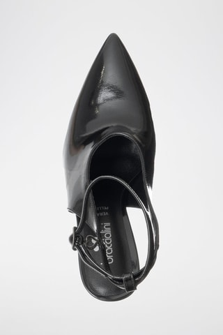 Zapatos de tacón con brillo - Negro