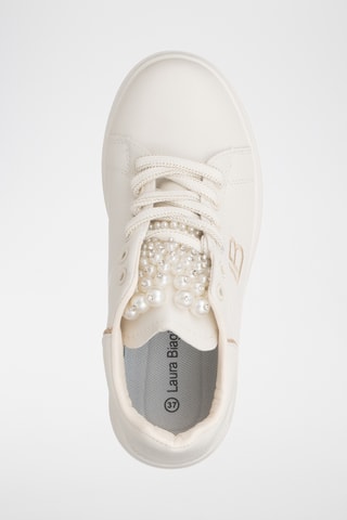 Zapatillas de piel con plataforma - Camel