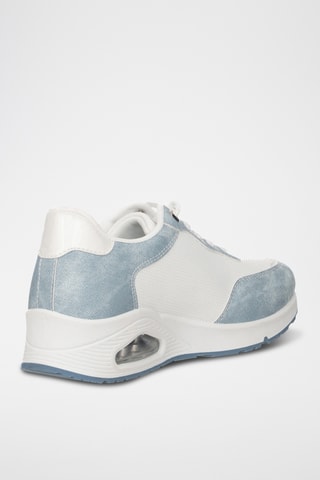 Zapatillas con plataforma - Azul